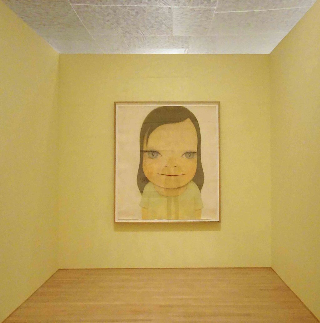 奈良美智 NARA Yoshitomo “Daydreamer” 2003, Acrylic and colored pencil on paper, 157.5 x 137 cm. Private Collection