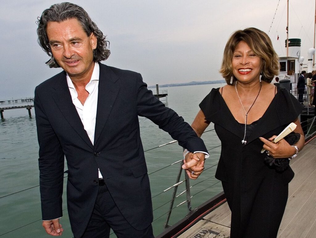 Tina Turner with husband Erwin Bach in Zürich