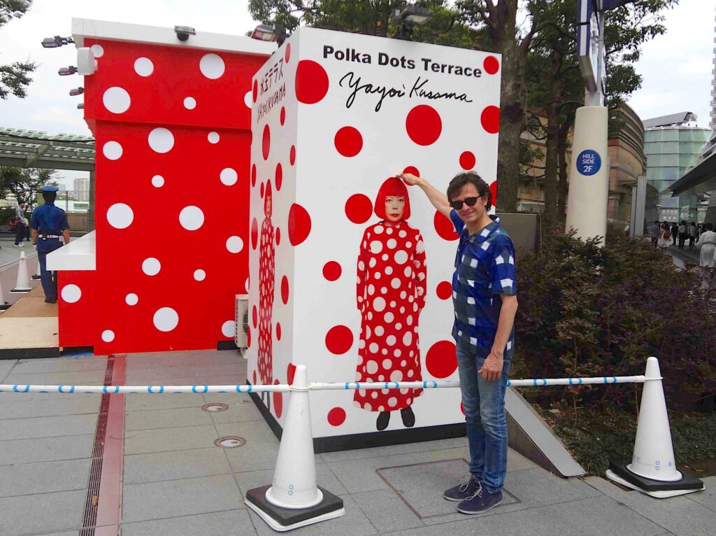 KUSAMA Yayoi 草間彌生 event in Roppongi, July 2013