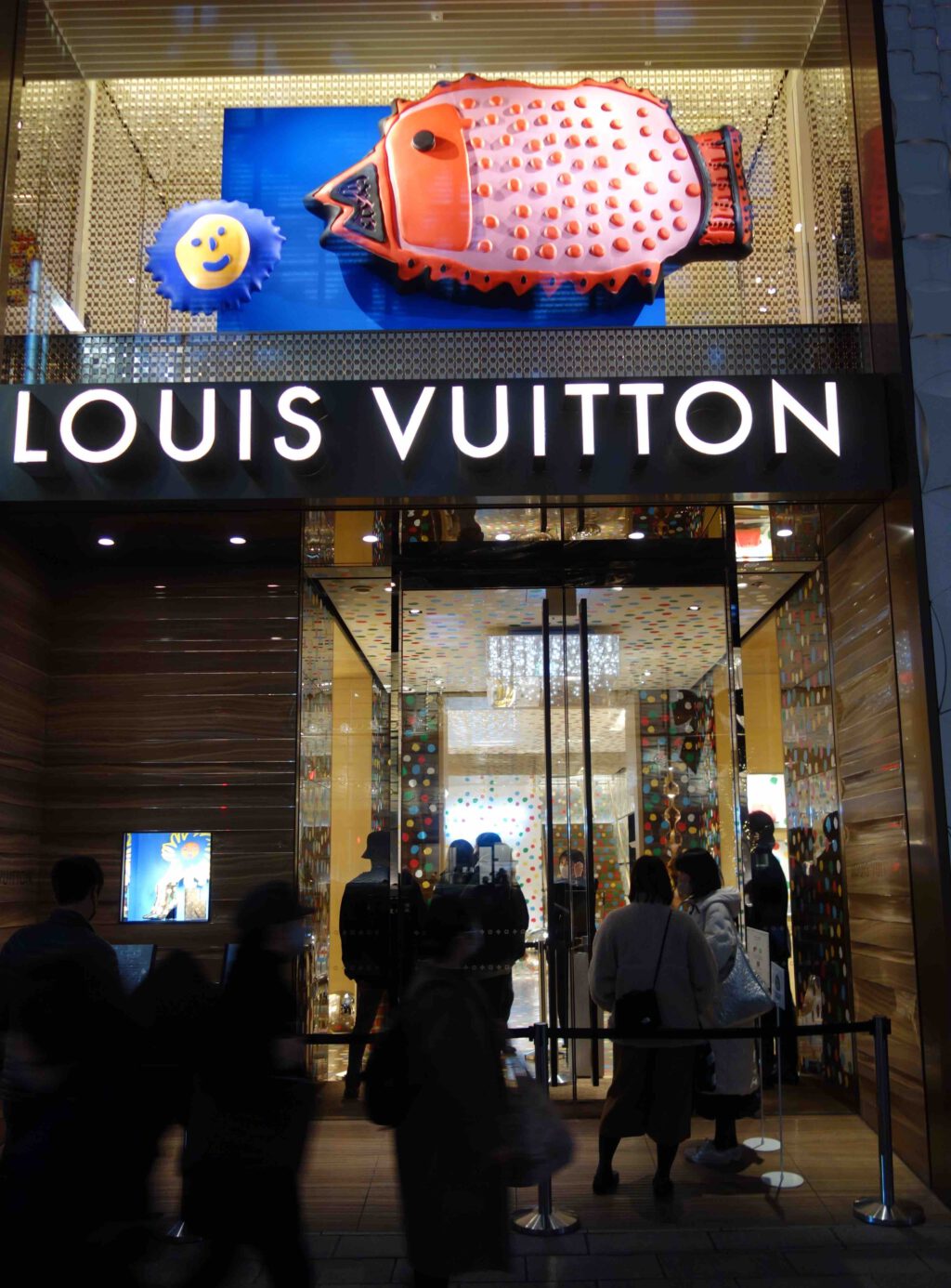 草間彌生 KUSAMA Yayoi – LOUIS VUITTON Ginza Matsuya January 2023