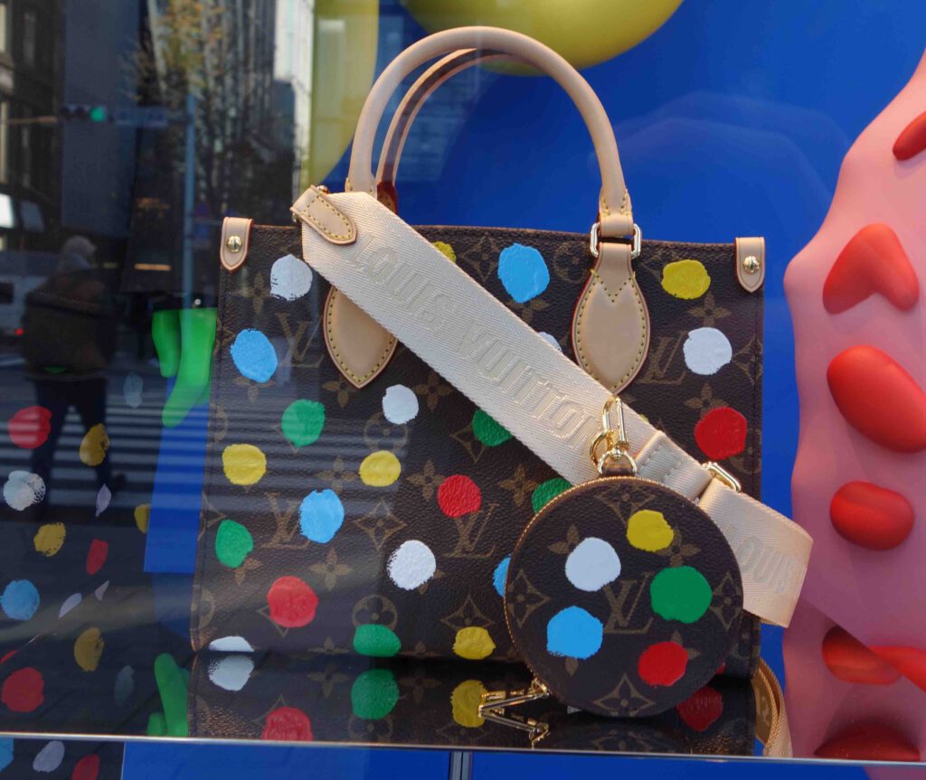 草間彌生 KUSAMA Yayoi & LOUIS VUITTON in Ginza Matsuya Department Store, January 2023