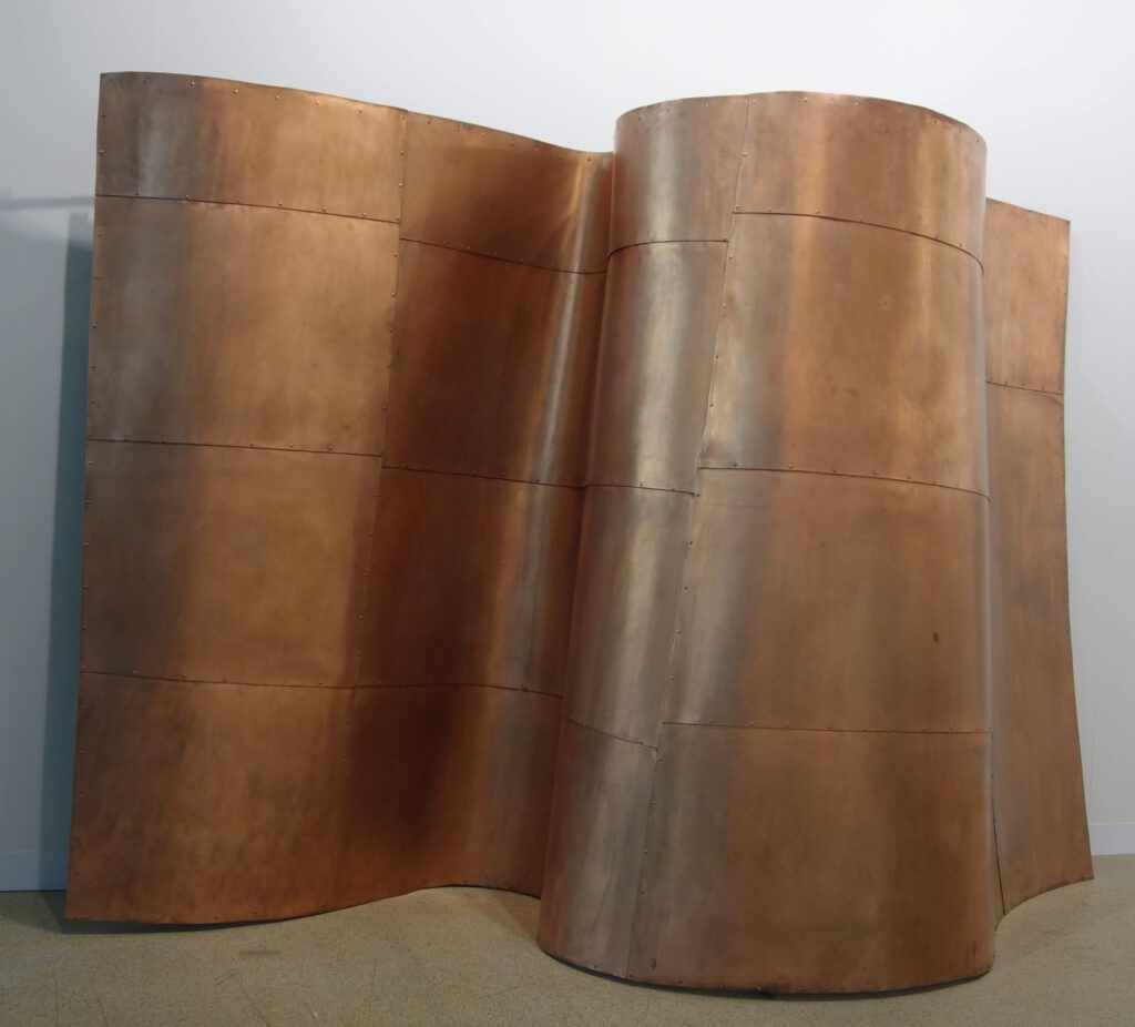 Danh Vo We the People (detail) 2011-2016, Copper 290 kg, 200 x 120 x 280 cm @ Galerie Chantal Crousel, Art Basel 2023
