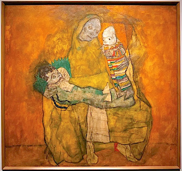 Egon Schiele, Mother and Two Children II, 1915