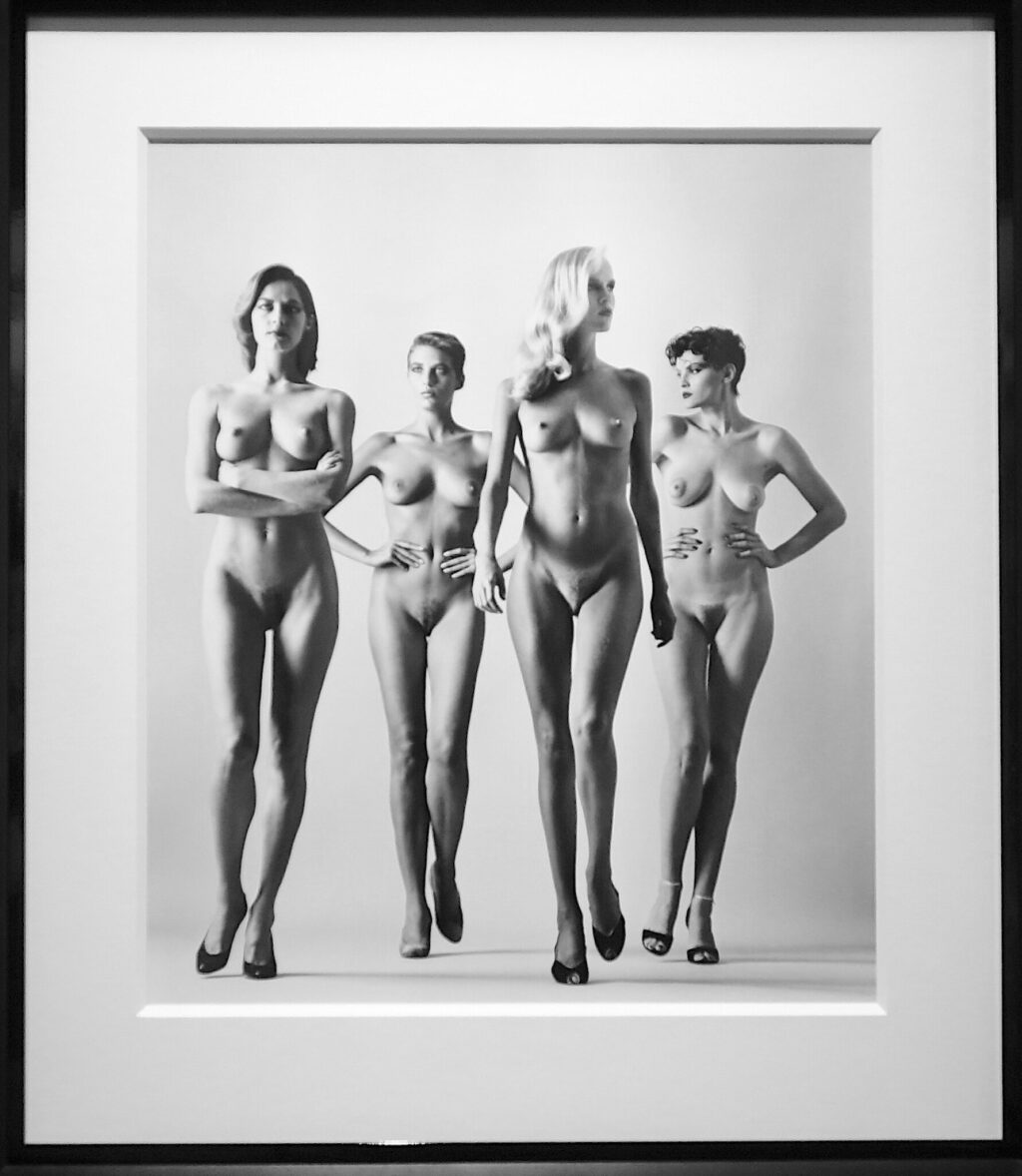 Helmut Newton Sie kommen, Naked, Paris 1981 Printed ca. 1988, Edition from 10 @ Hamiltons Art Basel 2023