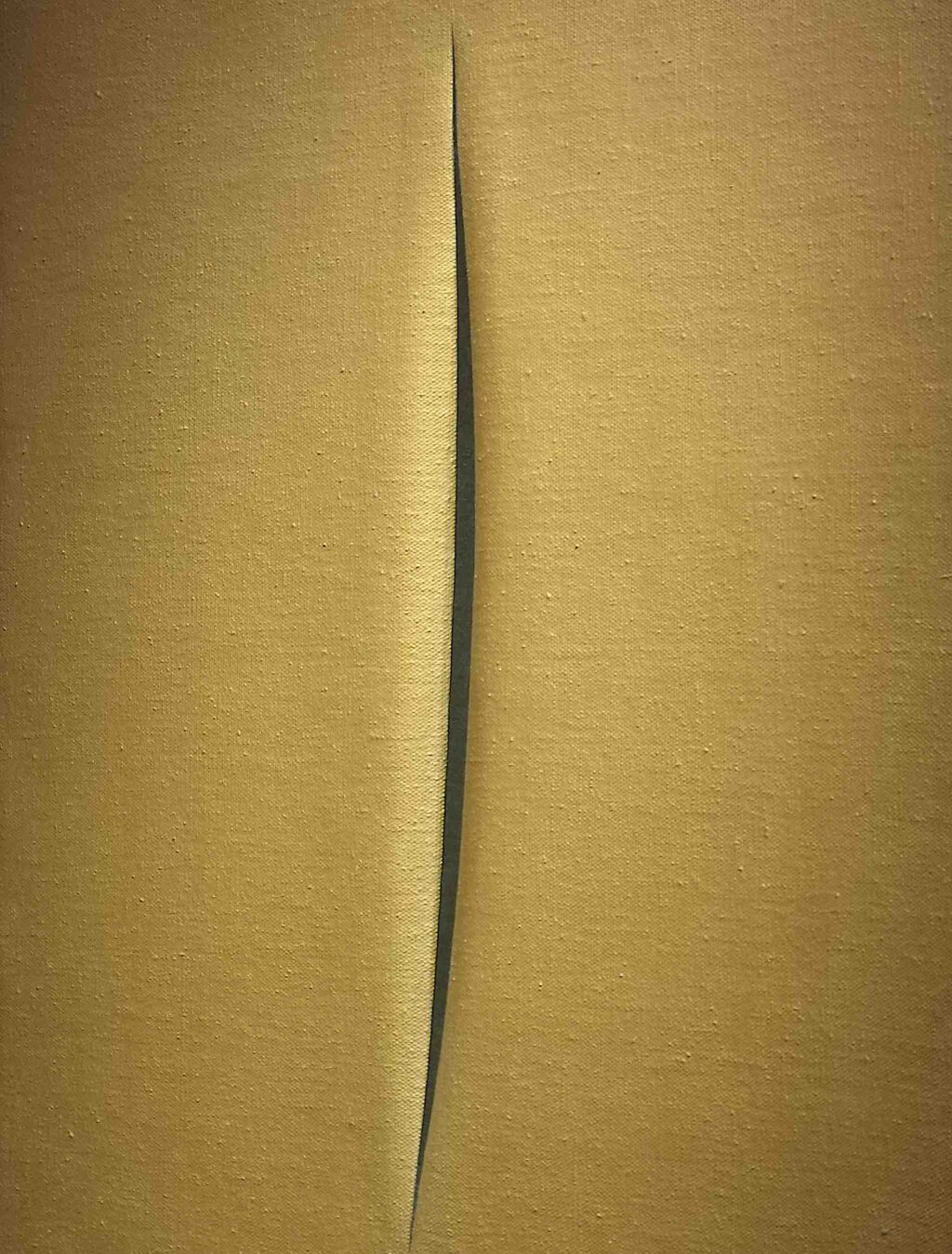 Lucio Fontana Concetto Spaziale, Attesa 1964, Oil on canvas, 73 x 60.3 cm, detail @ LUXEMBOURG + Co., Art Basel 2023