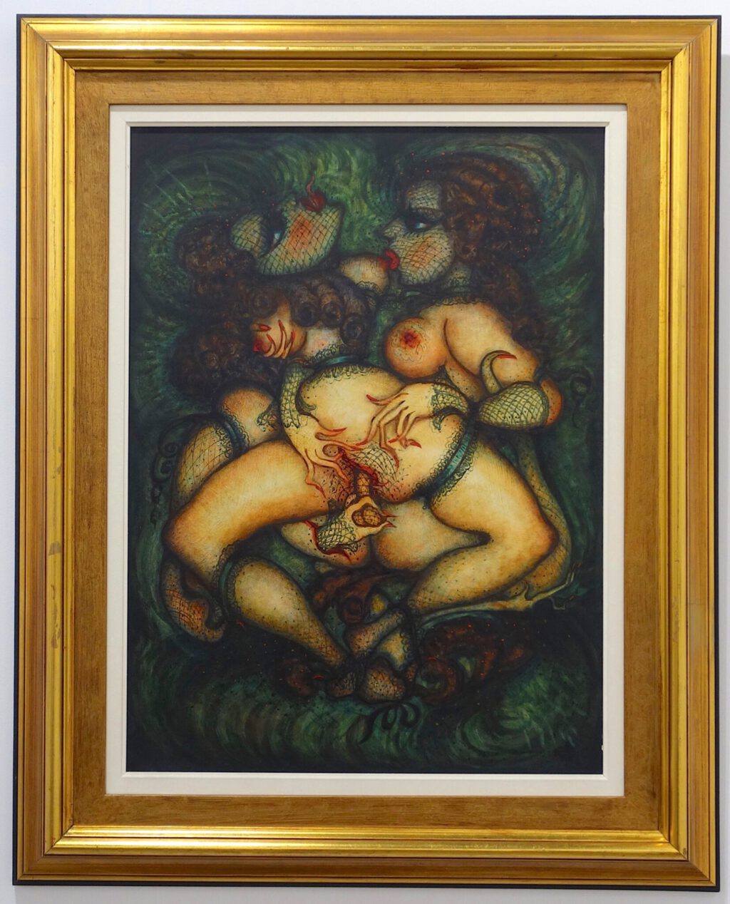 Pierre Molinier Les jumbles continent d’être amoureuses 1962, Huile sur panneau, 73 x 54 cm @ Galerie 1900-2000, Art Basel 2023