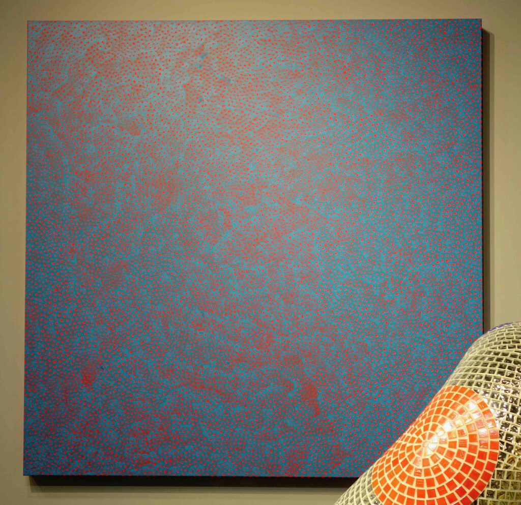 草間彌生 KUSAMA Yayoi Infinity-Nets 2008, Acrylic on canvas, 145.4 x 145.4 cm @ Edward Tyler Nahem, Art Basel 2023