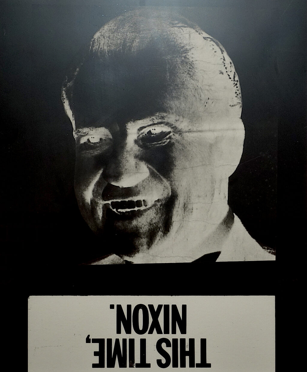 Cady Noland キャディ・ノーランド Untitled (Nixon cut-out) 1992, Ed. 25