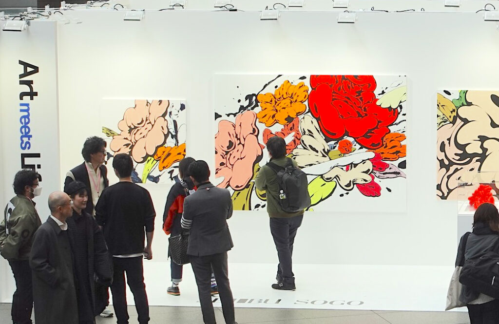 Art Fair Tokyo, 2024, booth of the Department Store SEIBU – SOGO