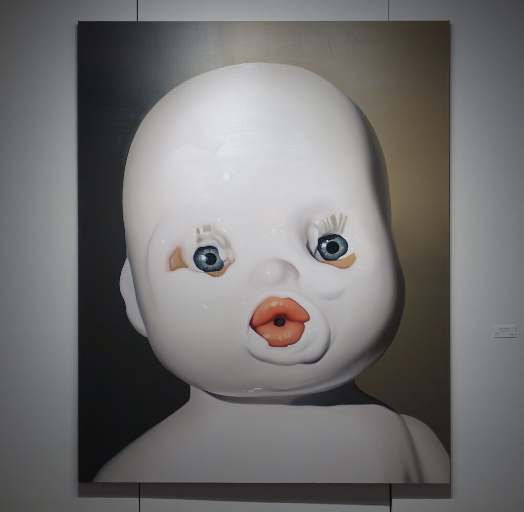 TOMOZAWA Kotao 友沢こたお slime CLXXXIII 2023, oil on canvas, 162 x 130.3 cm