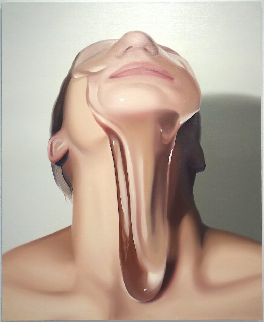 TOMOZAWA Kotao 友沢こたお slime CLXXXIV 2023, oil on canvas, 80.3 x 65.2 cm
