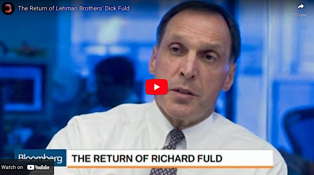 Bloomberg News THE RETURN OF RICHARD FULD