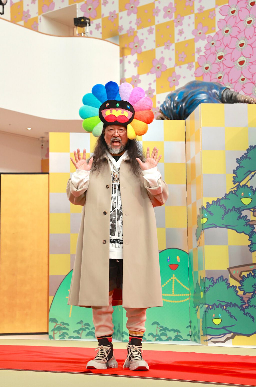 MURAKAMI Takashi on the preview day @ Kyoto City KYOCERA Museum of Art