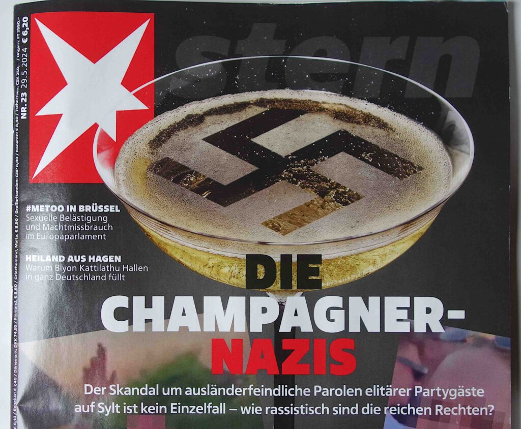 Cover of the German Stern Magazine 29th of May 2024, detail