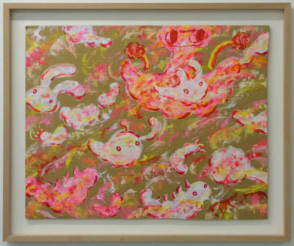 ロッカクアヤコ ROKKAKU Ayako Untitled 2024, acrylic on cardboard @ GALLERY TARGET_6