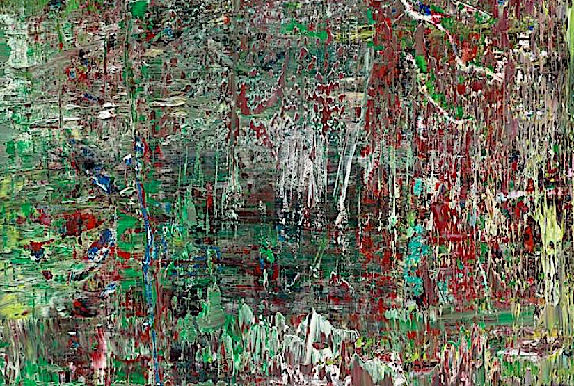 Gerhard Richter Abstraktes Bild 2016 Oil on canvas, 100 x 67 cm, detail 1