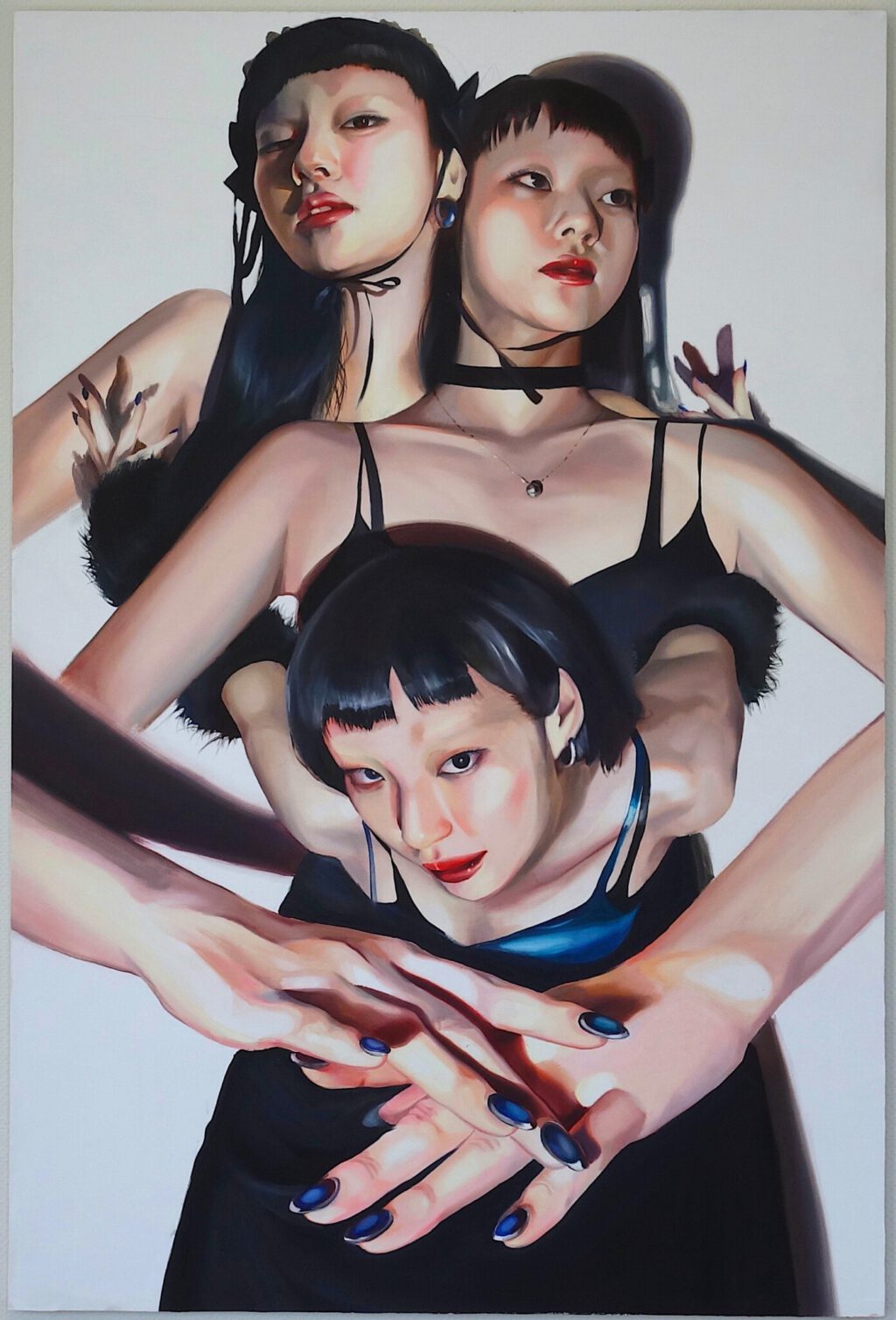 杉山日向子 SUGIYAMA Hinako イカサマ Baby 2022, oil on canvas