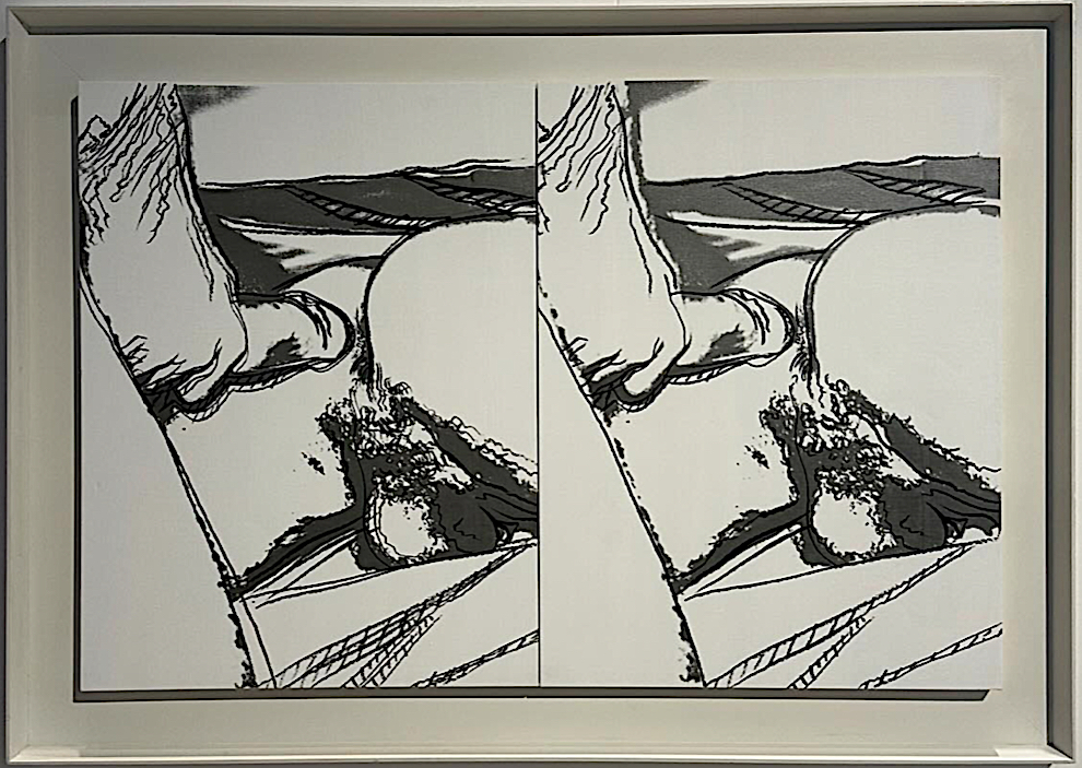 Andy Warhol Sex parts 1978 screenprint @ The Velvet Rage and Beauty Neue Nationalgalerie Berlin 2024