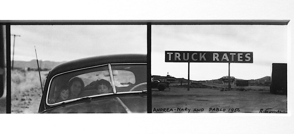 Robert Frank The Americans 1954-1957 (84 gelatin silver prints on Agfa paper, printed in1983, detail) . Photograph by Mario A 2024