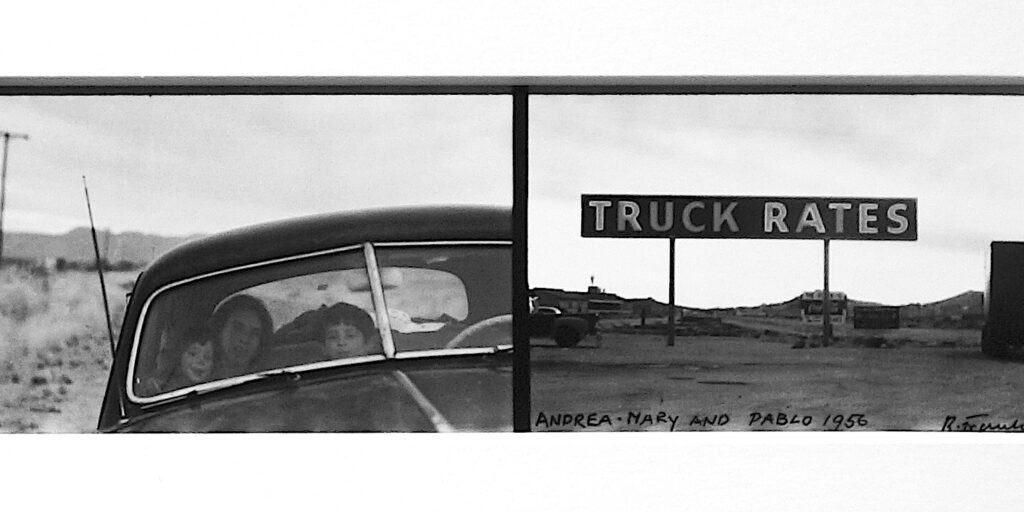 Robert Frank The Americans 1954-1957 (84 gelatin silver prints on Agfa paper, printed in1983, detail) . Photograph by Mario A 2024