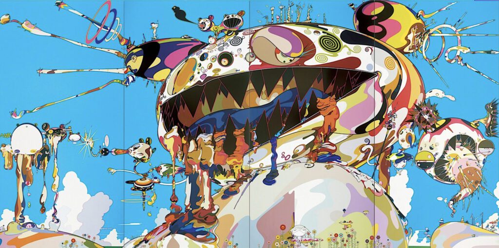 toxic, paranoid Takashi Murakami. パラノイド村上隆. Puking MURAKAMI Takashi ゲロ村上隆 Tan Tan Bo Puking – a.k.a. Gero Tan 2002