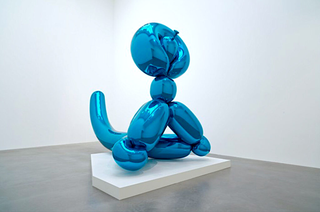 Jeff Koons “Balloon Monkey (Blue) ” (2006-13) Collection Damien Hirst