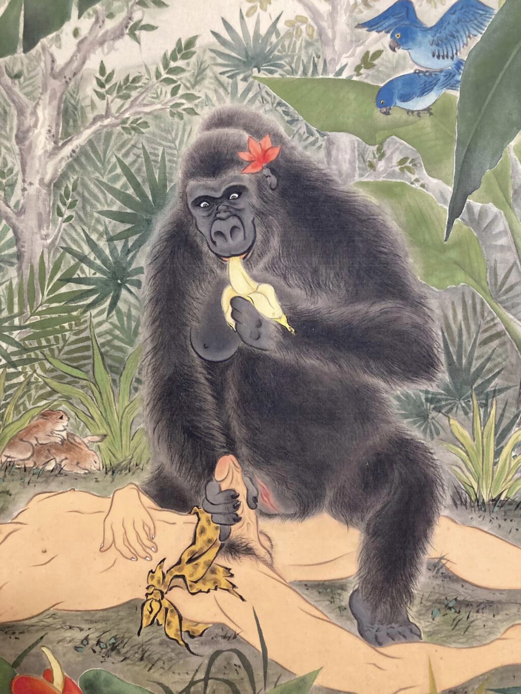 KIMURA Ryoko 木村了子 “Napping Tarzan – Near Touch!” 2010, detail