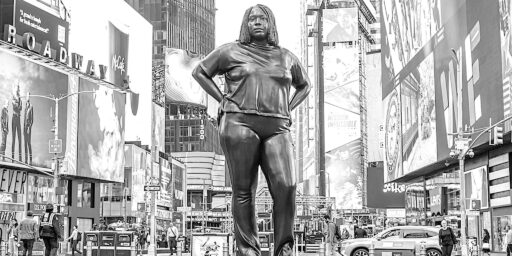 “Grounded in the Stars” (2023) by Thomas J Price @ Times Square, New York City