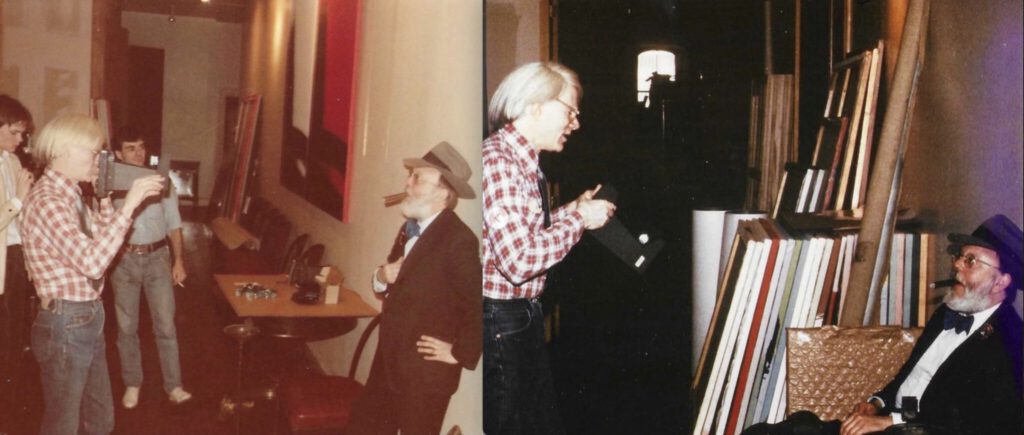 Andy Warhol and Henry Geldzahler 1978