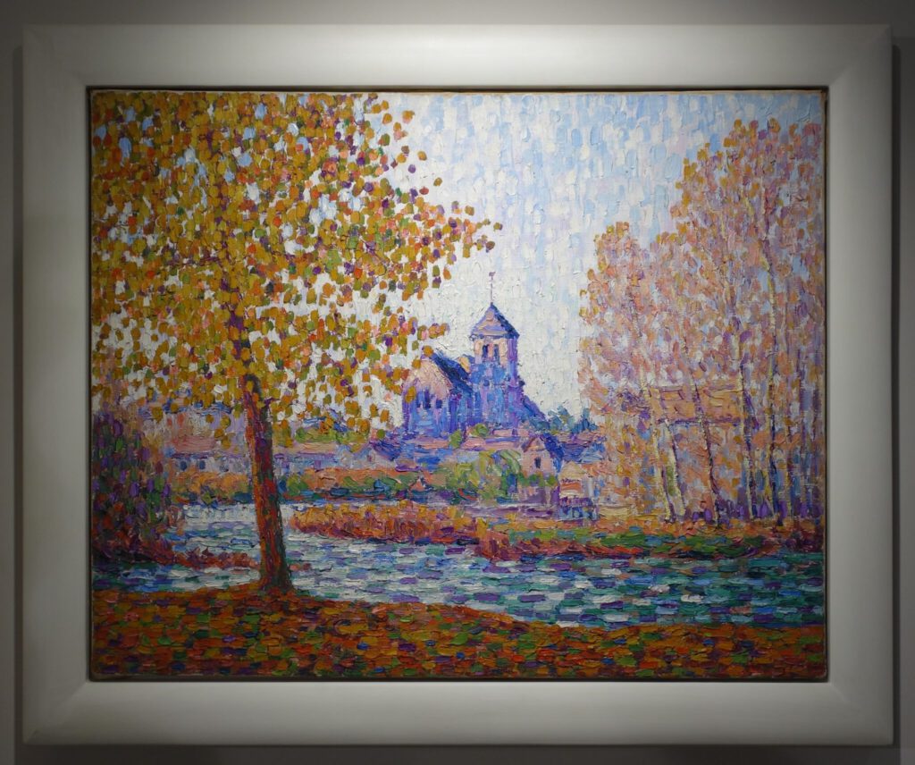 Francis Picabia “Léglise de Montigny, effet d’automne” 1908, oil on canvas, 65 x 81 cm