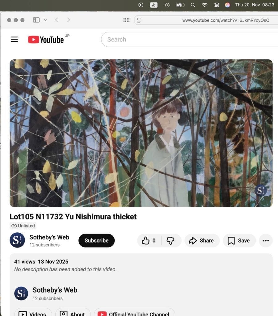 Sotheby’s YouTube channel