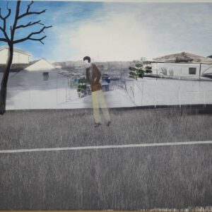 西村有 NISHIMURA Yu “Along the Skyline” 2025, Oil on canvas, 162 x 194 cm