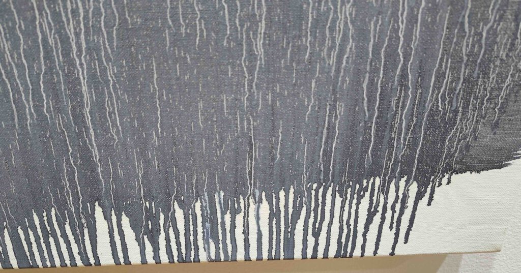 西村有 NISHIMURA Yu “Along the Skyline” 2025, Oil on canvas, 162 x 194 cm, detail_2