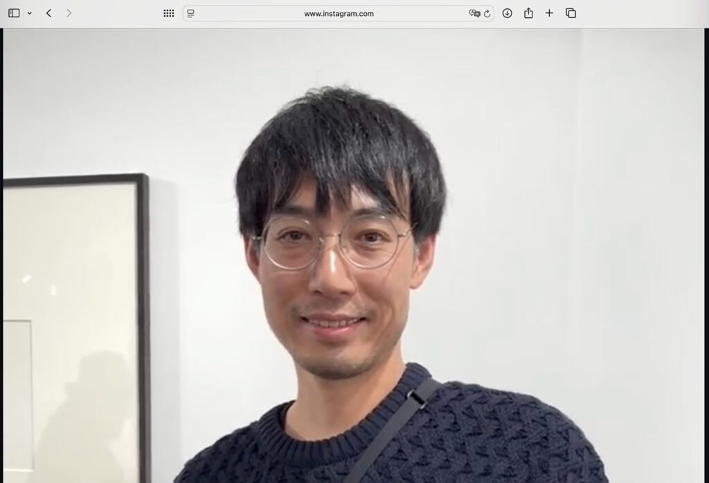 西村有 NISHIMURA Yu in Paris 12. December 2025 (via Judith Benhamou IG)