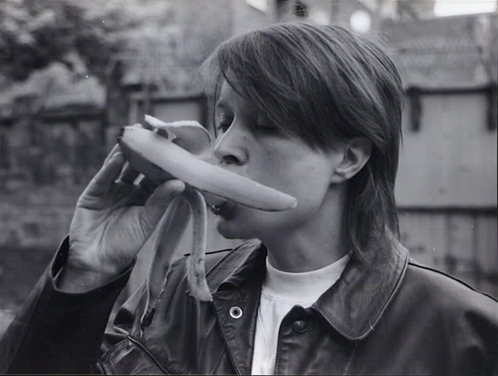 Eating a Banana (Revisited) by Sarah Lucas 1990.