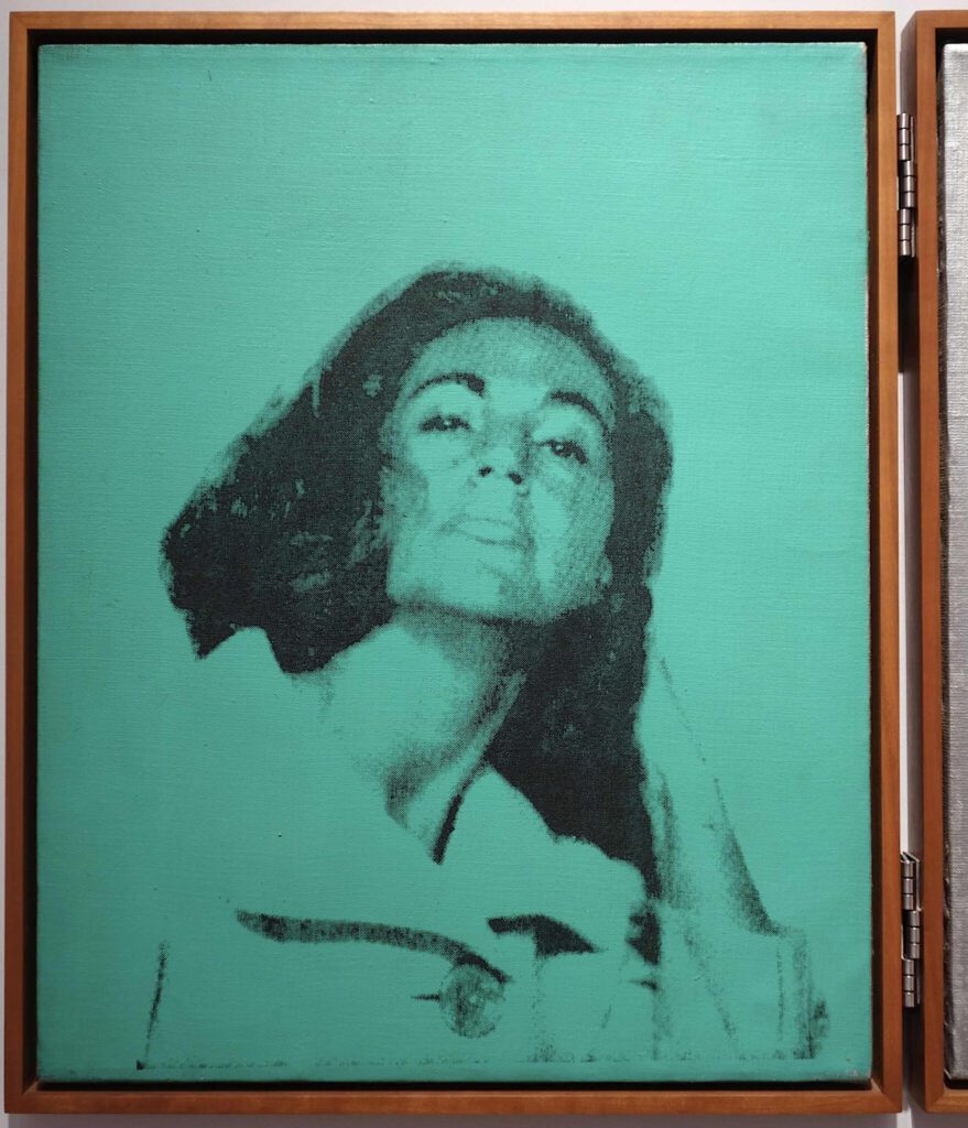Andy Warhol Ethel Scull Triptych 1963 @ Lévy Gorvy Art Basel booth 2019, detail_2