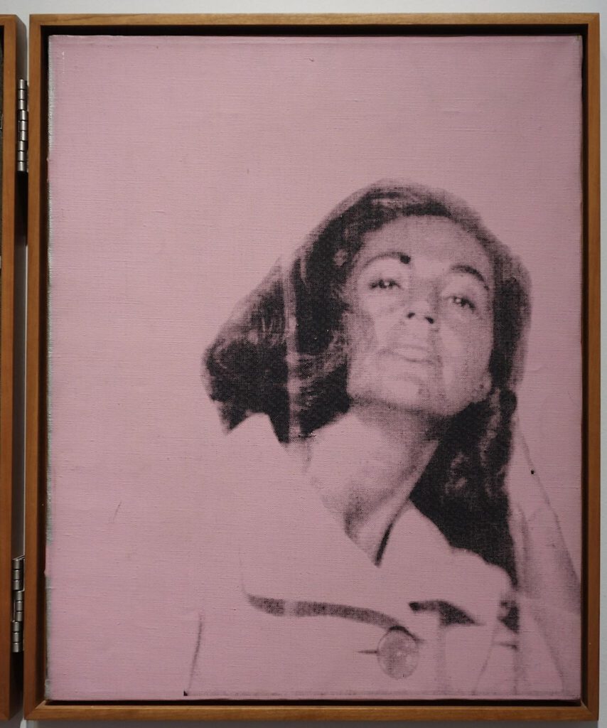 Andy Warhol Ethel Scull Triptych 1963 @ Lévy Gorvy Art Basel booth 2019, detail_3