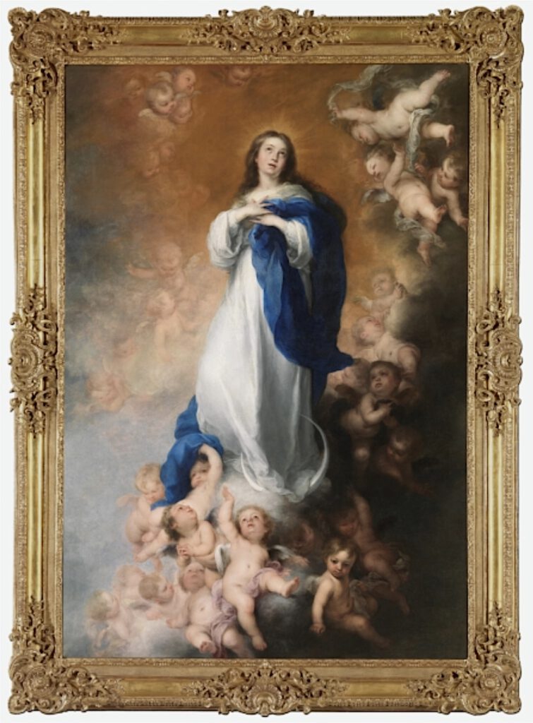 Bartolomé Esteban Murillo La Inmaculada Concepción de los Venerables 1660-1665. Óleo, 274 x 190 cm