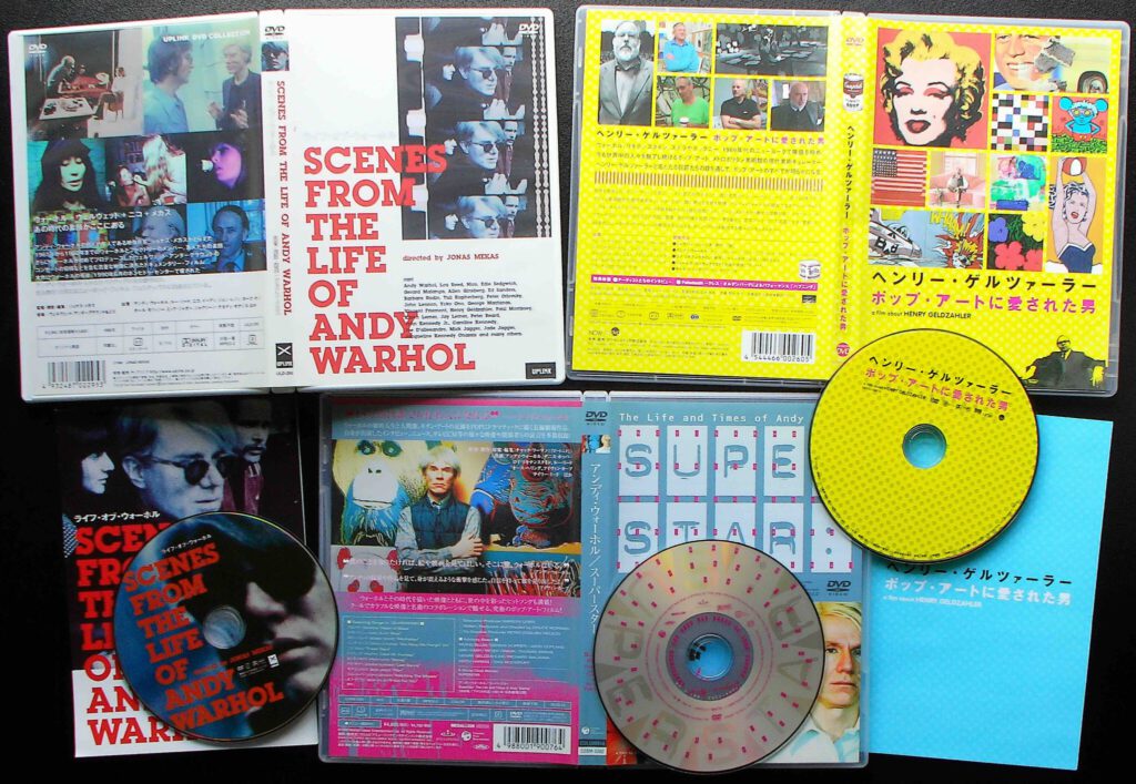 Old DVDs on Andy Warhol