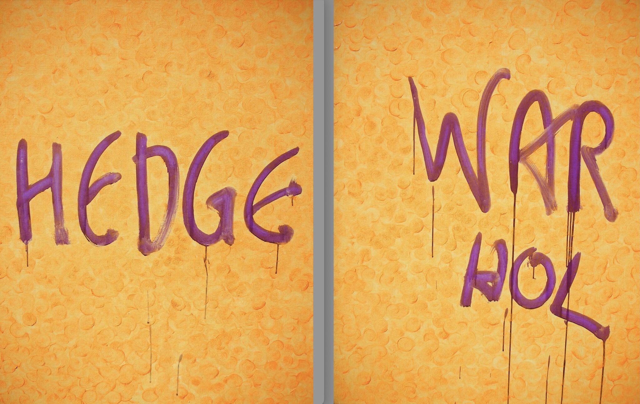 No.1 銀座油画家 亜 真里男「HEDGE WARHOL」 – Andy Warhol and Mario