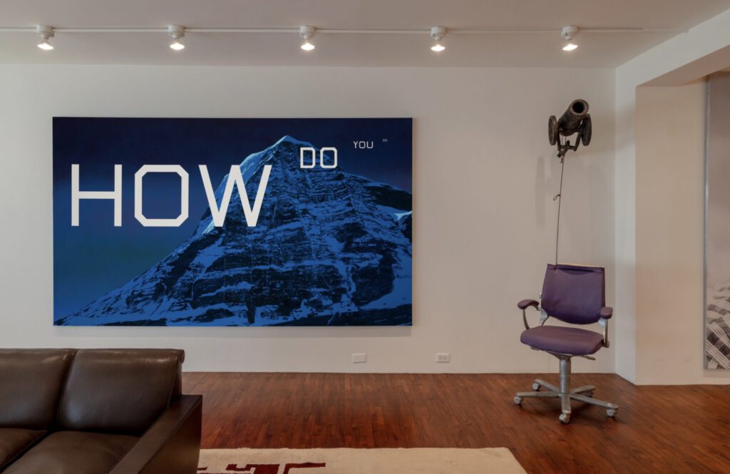 Edward Ruscha How Do You Do, 2003. Urs Fischer A Thing Called Gearbox, 2004.