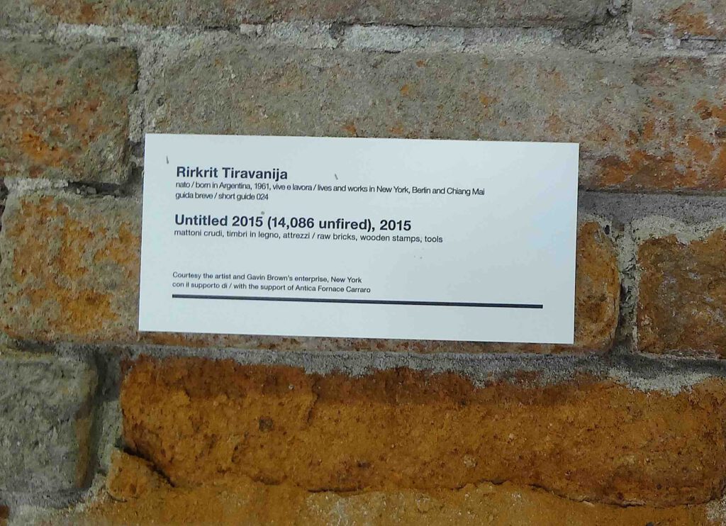 Rirkrit Tiravanija @ Venice Biennale 2015