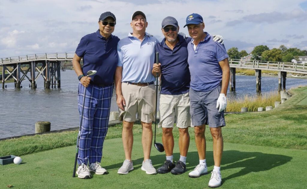 Rirkrit Tiravanija and his golf buddies