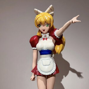 Takashi Murakami 村上隆 Miss Ko² (Project Ko²) 1997 | 村上隆 TAKASHI MURAKAMI (B. 1962)
"Miss Ko² (Project Ko²)".
Fiberglass, iron, acrylic and oil paint, 
72 x 25 x 30 in. (182.9 x 63.5 x 76.2 cm.).
Executed in 1997. This work is number one from an edition of three plus one artist's proof. (Christie's 20 Nov. 2025, Lot 40B)