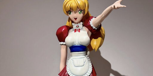 Takashi Murakami 村上隆 Miss Ko² (Project Ko²) 1997 | 村上隆 TAKASHI MURAKAMI (B. 1962)
"Miss Ko² (Project Ko²)".
Fiberglass, iron, acrylic and oil paint, 
72 x 25 x 30 in. (182.9 x 63.5 x 76.2 cm.).
Executed in 1997. This work is number one from an edition of three plus one artist's proof. (Christie's 20 Nov. 2025, Lot 40B)