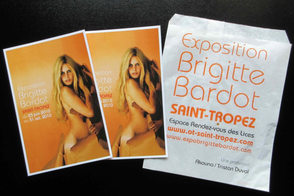 Brigitte Bardot exhibition in St. Tropez