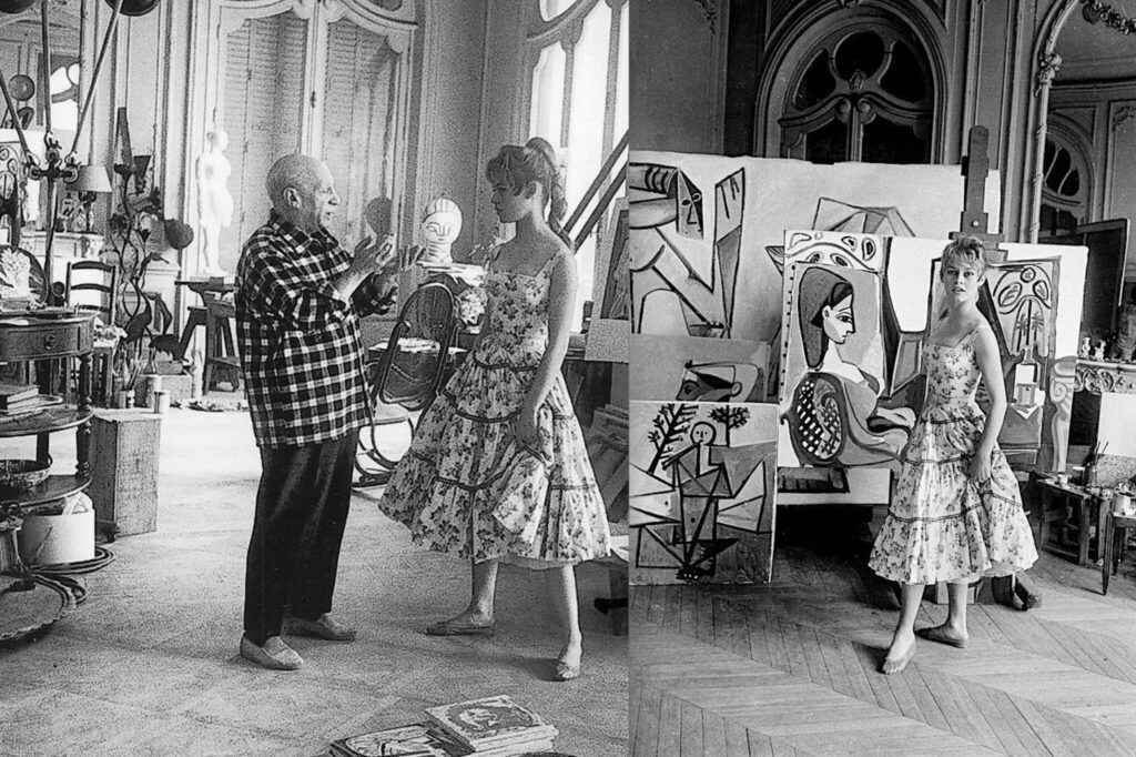 パブロ・ピカソ と ブリジット・バルドー