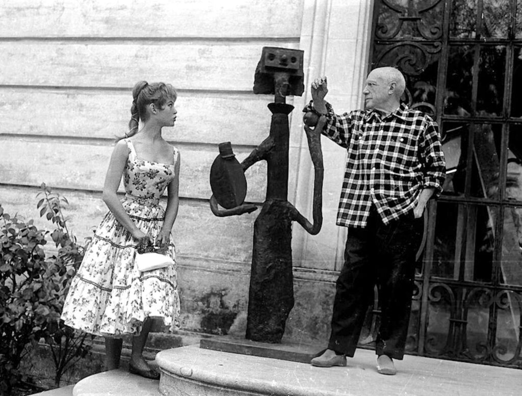 ブリジット・バルドー と パブロ・ピカソ 1956
