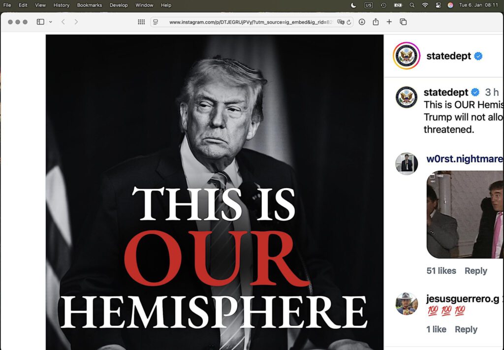 6 Jan 2026 on IG 6 Jan 2026 on IG