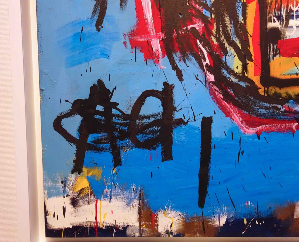 Jean-Michel Basquiat “Untitled” 1982, detail＿3